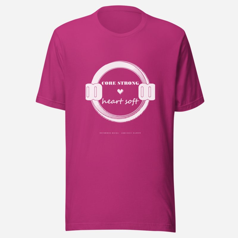 Gorgeous Baddie Core Strong Heart Soft Boutique Tee