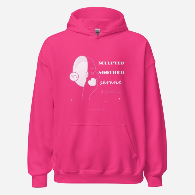 Gorgeous Baddie Sculpted Soothed Serene Boutique Hoodie Heliconia