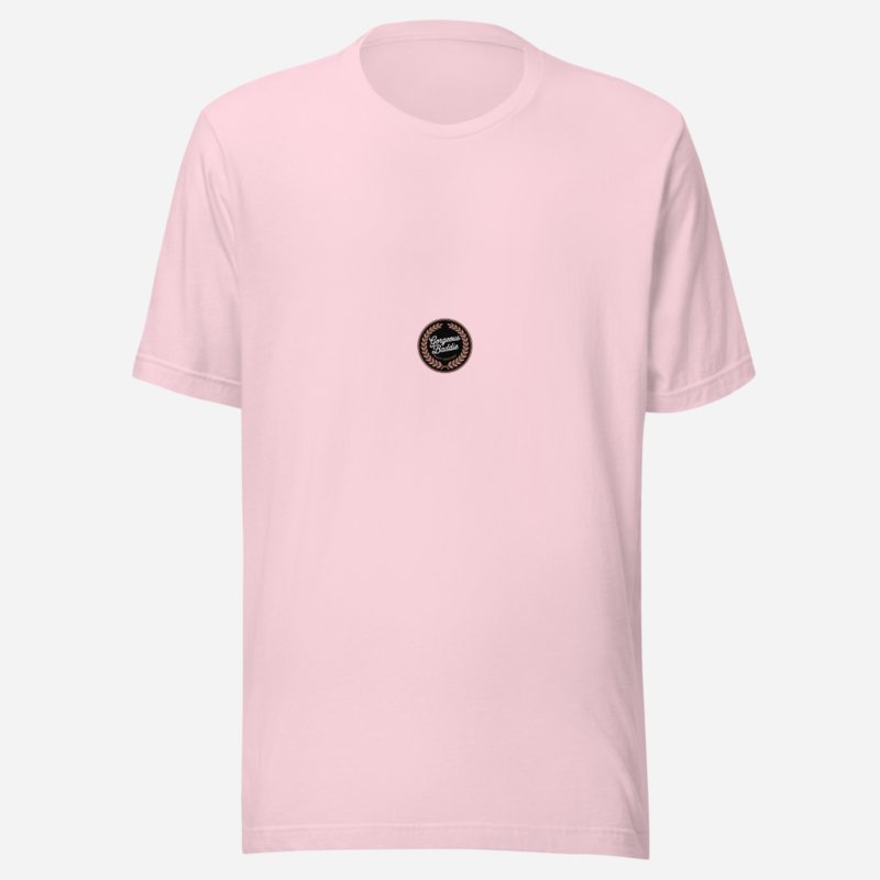 Gorgeous Baddie Rose Crest Tee Soft Pink