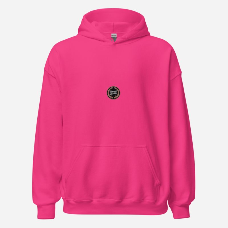Gorgeous Baddie Rose Crest Hoodie Heliconia