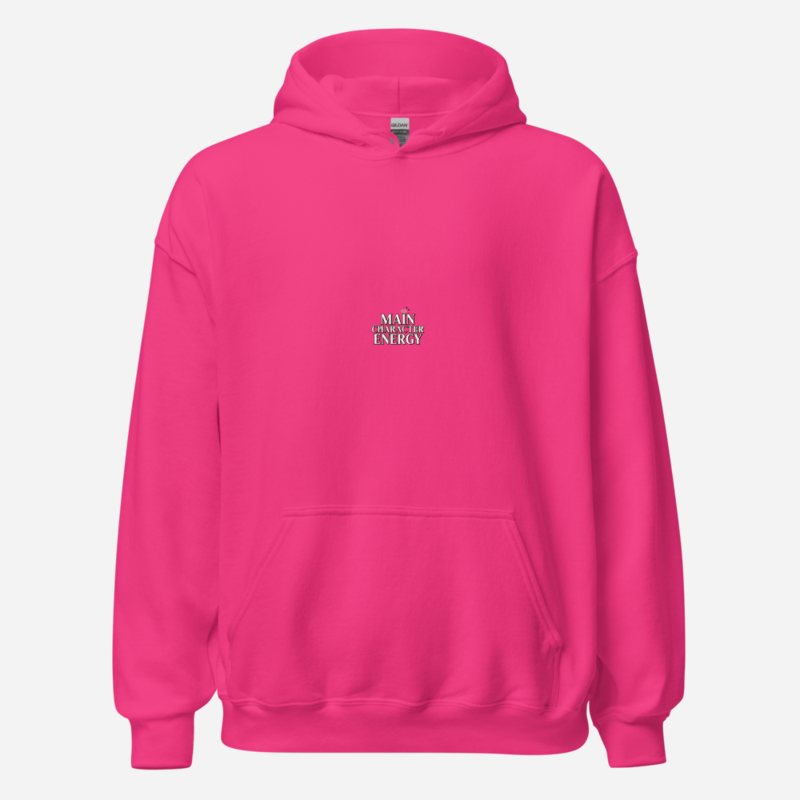 Gorgeous Baddie Main Character Energy Hoodie Heliconia