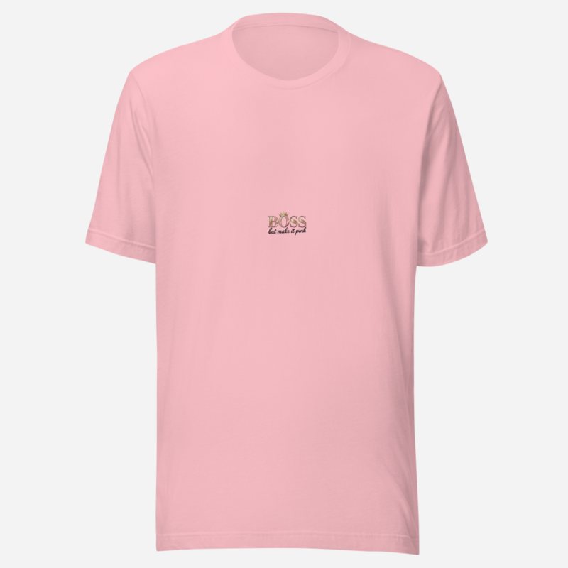 Gorgeous Baddie Boss But Make It Pink Tee Pink