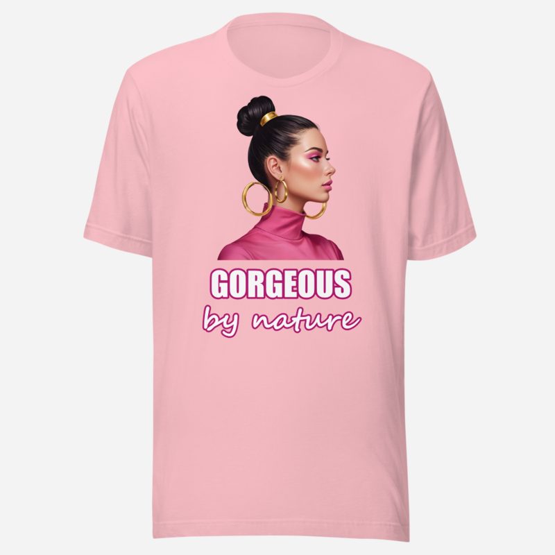Gorgeous Baddie Gorgeous By Nature Tee in Pink