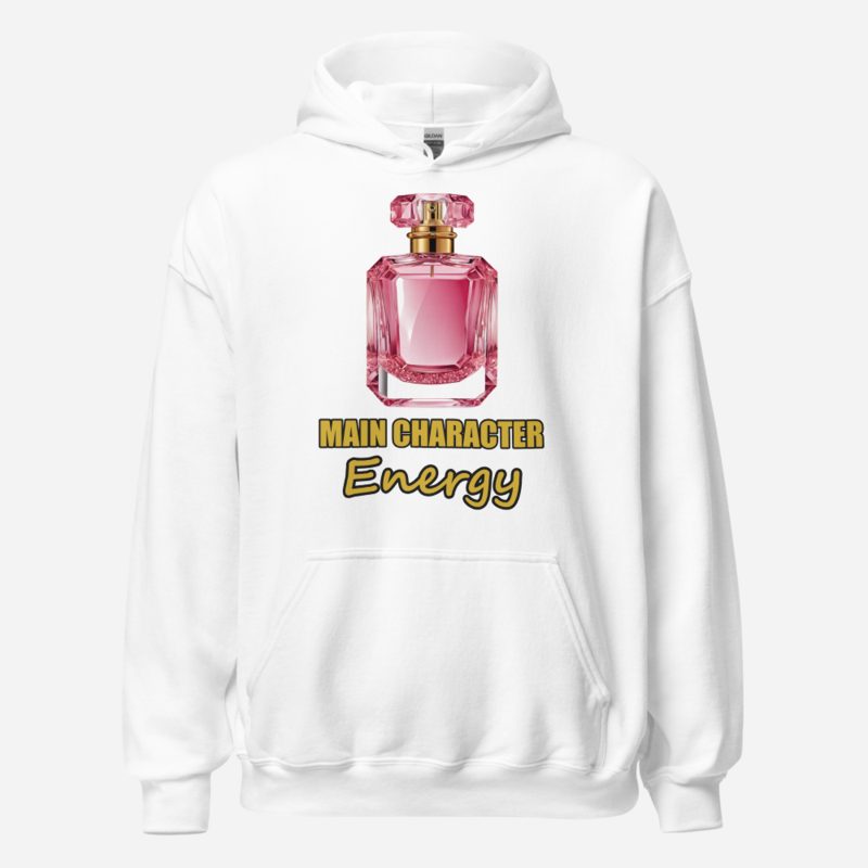 Gorgeous Baddie Main Character Perfume Hoodie White