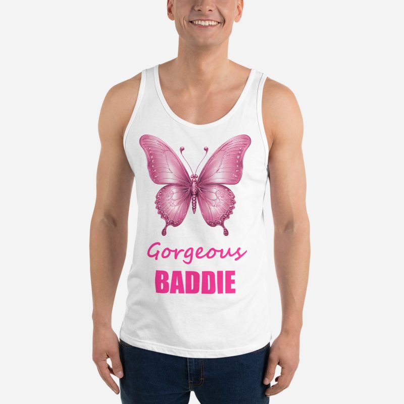 Gorgeous Baddie Chrome Butterfly Tank