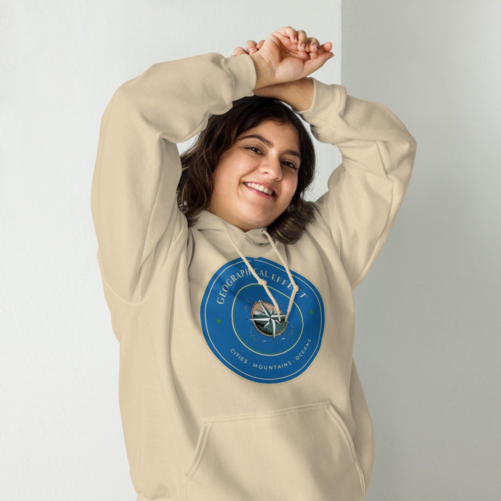 Geographical Effect Compass Crest Hoodie Front