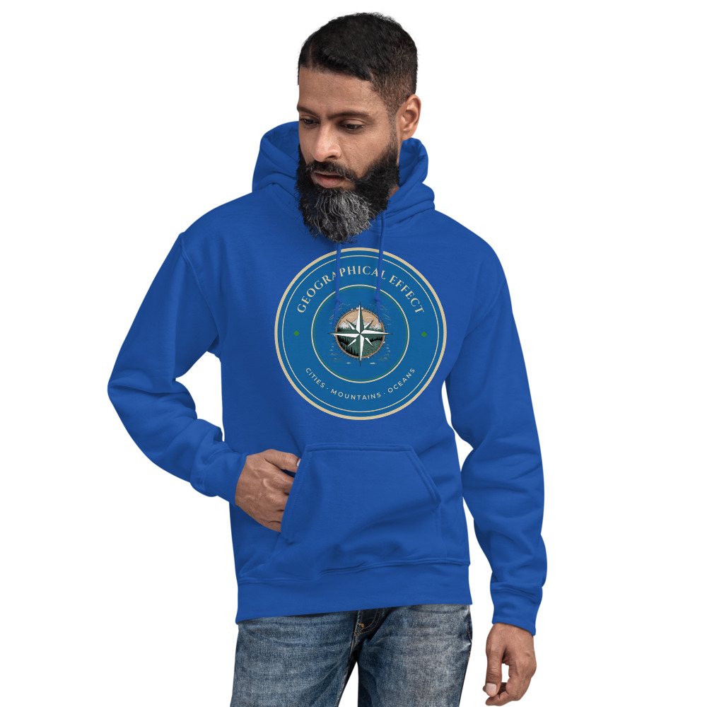 Geographical Effect Compass Crest Hoodie Front