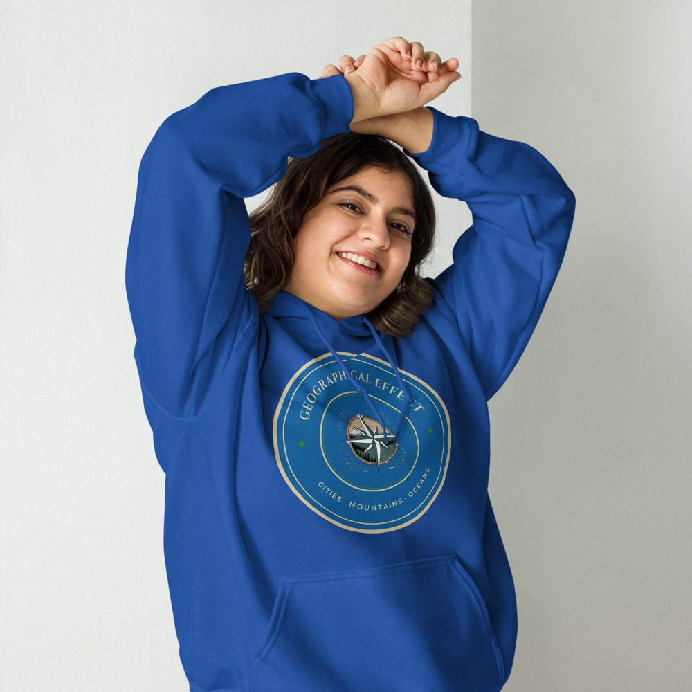 Geographical Effect Compass Crest Hoodie Front