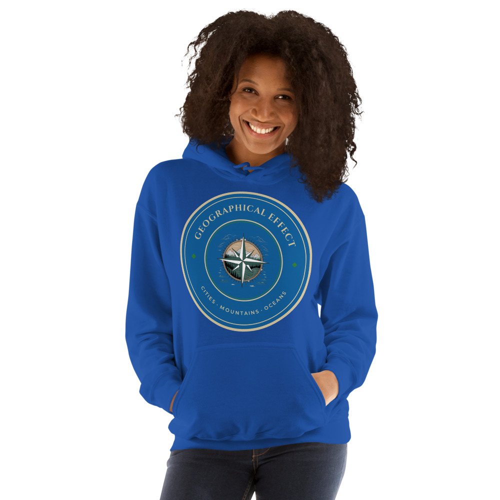 Geographical Effect Compass Crest Hoodie Front