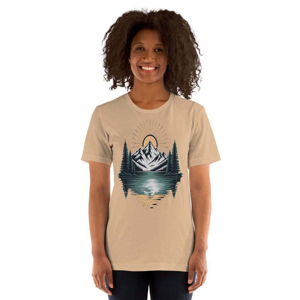 Geographical Effect Mountain Lake Tee