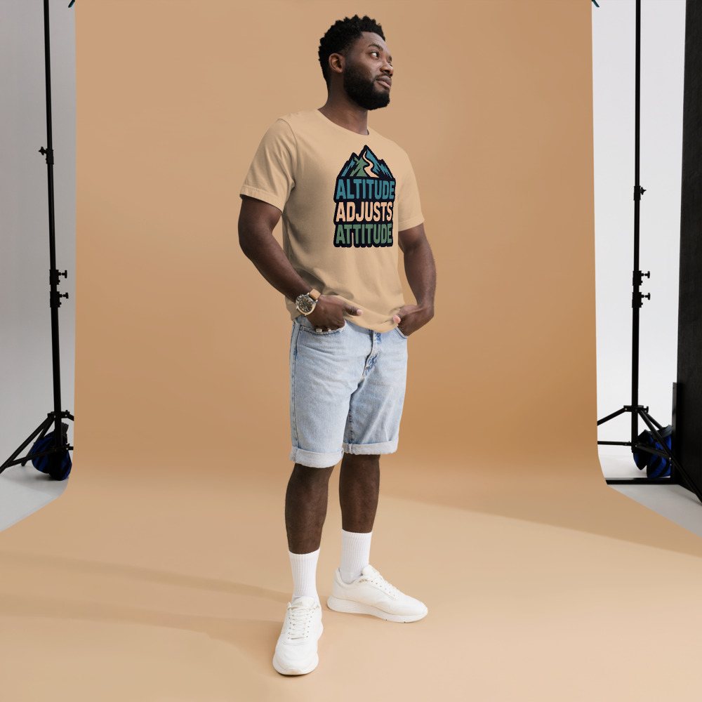 Geographical Effect Altitude Adjusts Attitude Tee Front