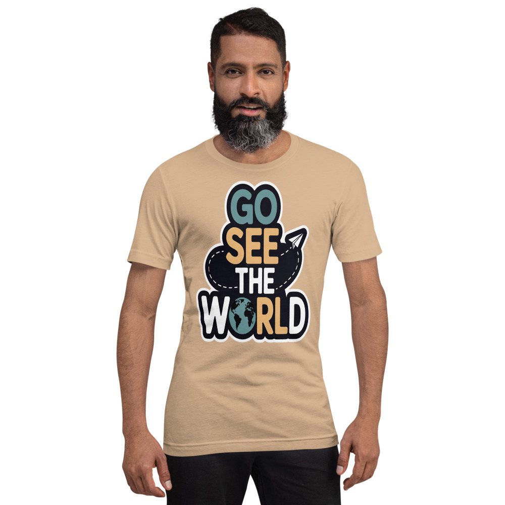 Geographical Effect Go See The World Tee Front