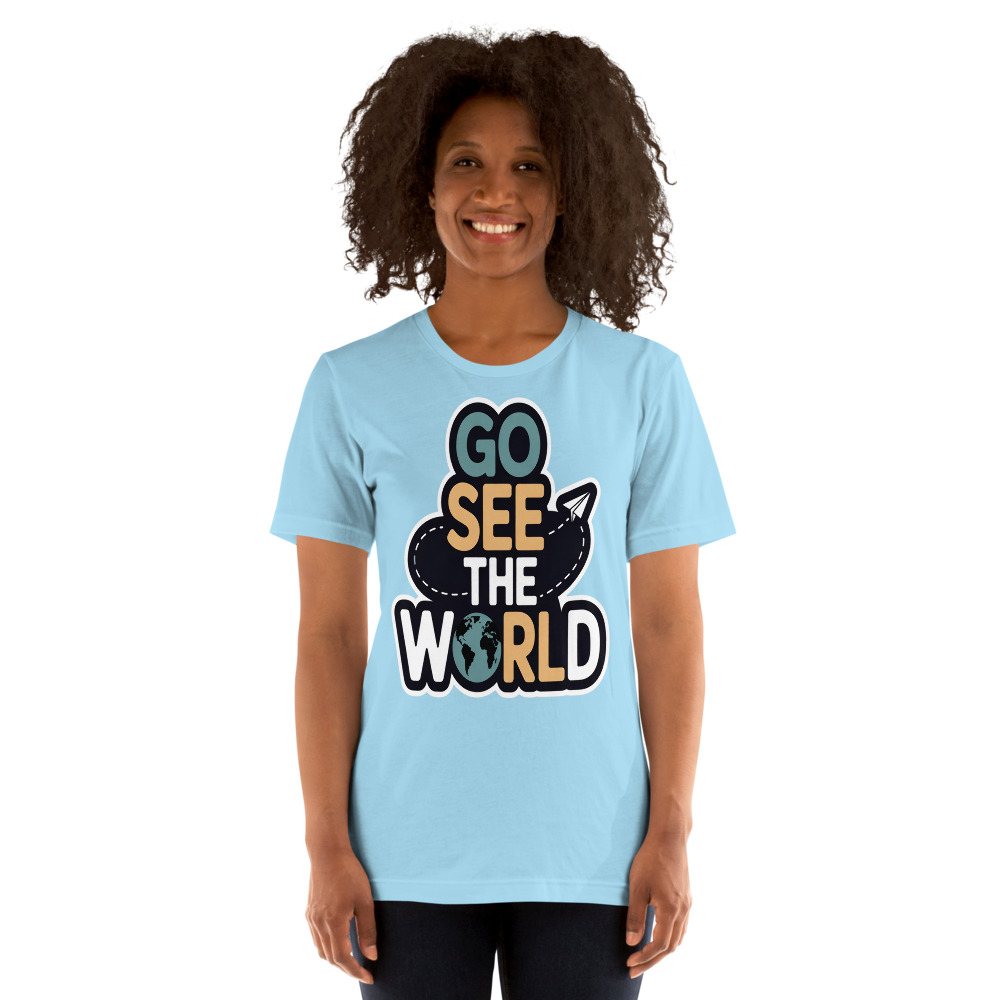 Geographical Effect Go See The World Tee Front
