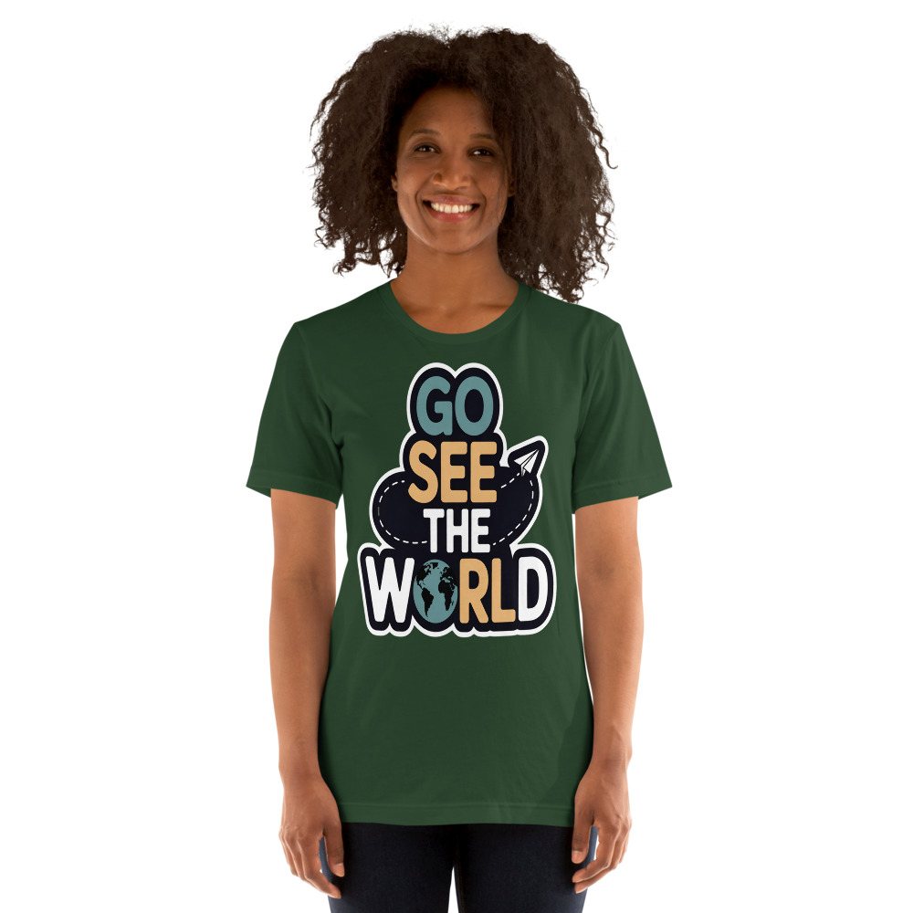 Geographical Effect Go See The World Tee Front