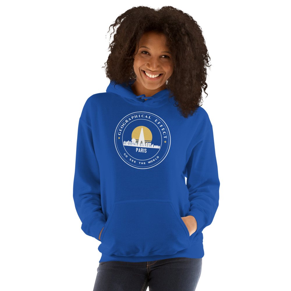 Geographical Effect Paris Crest Hoodie Front