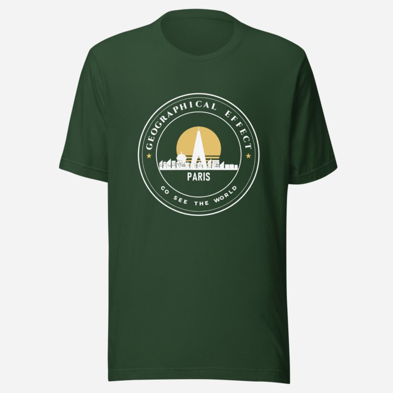 Geographical Effect Paris Crest Tee Forest