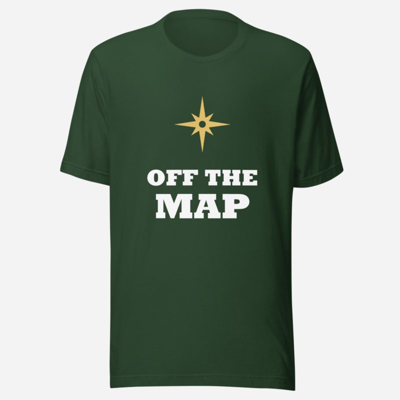 Geographical Effect Off The Map Tee Forest