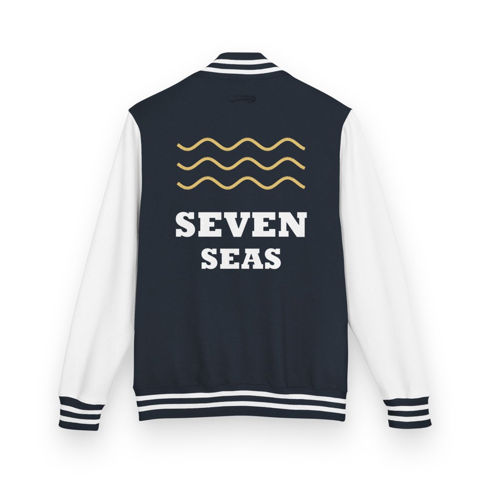 Geographical Effect Seven Seas Varsity Jacket Oxford Navy/Arctic White
