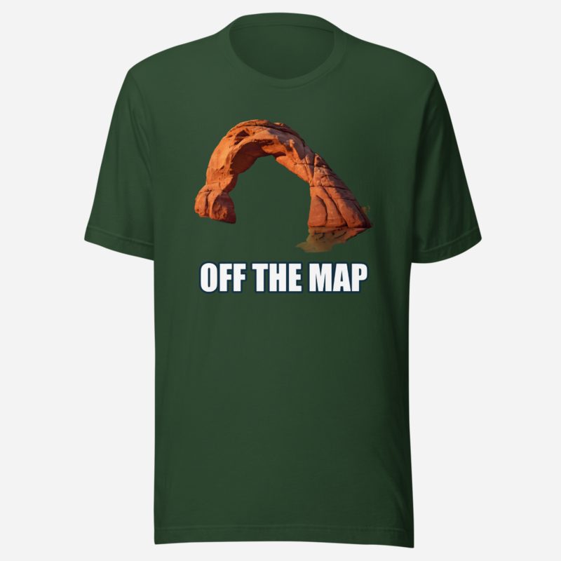 Geographical Effect Off The Map Arch Tee Forest