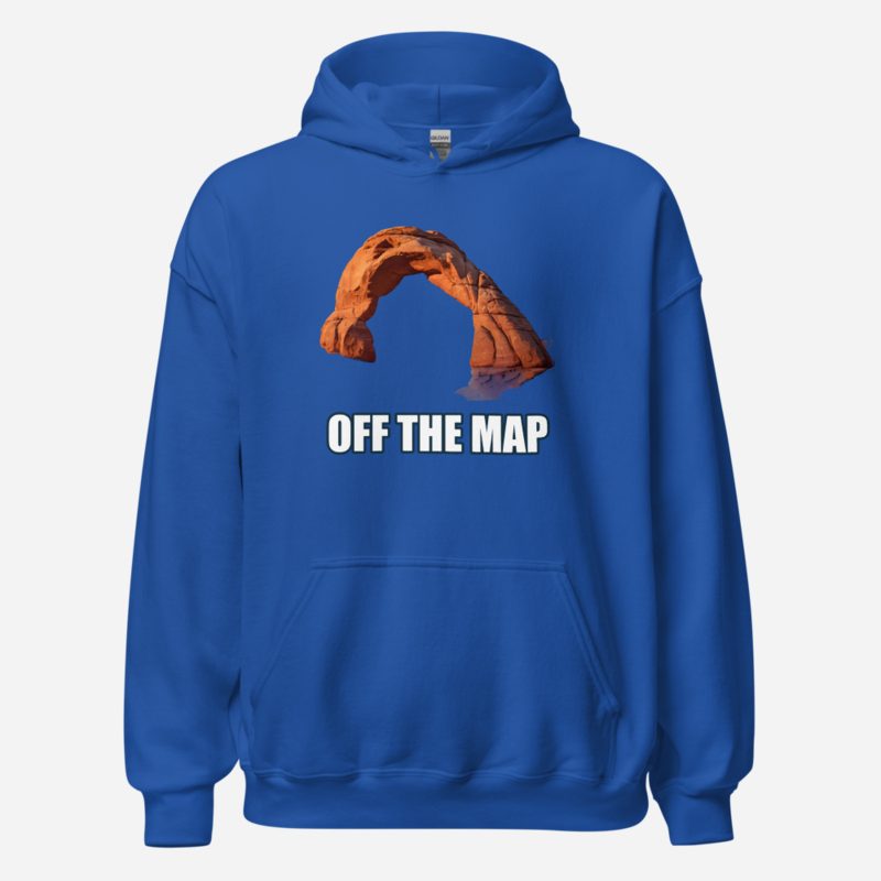 Geographical Effect Off The Map Arch Hoodie