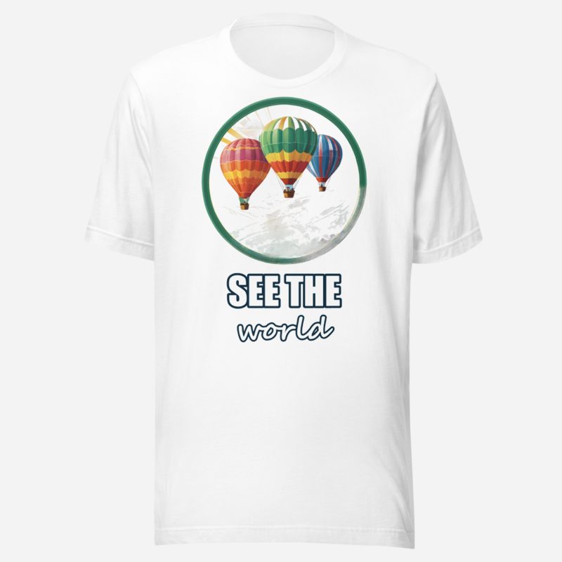 Geographical Effect See The World Balloons Tee