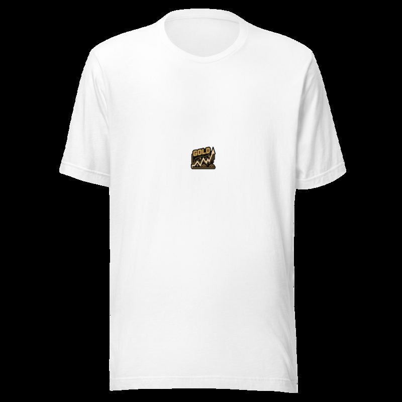 Gold For Real Market Chart Tee in White