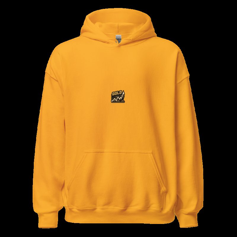 Gold For Real Market Chart Hoodie in Gold