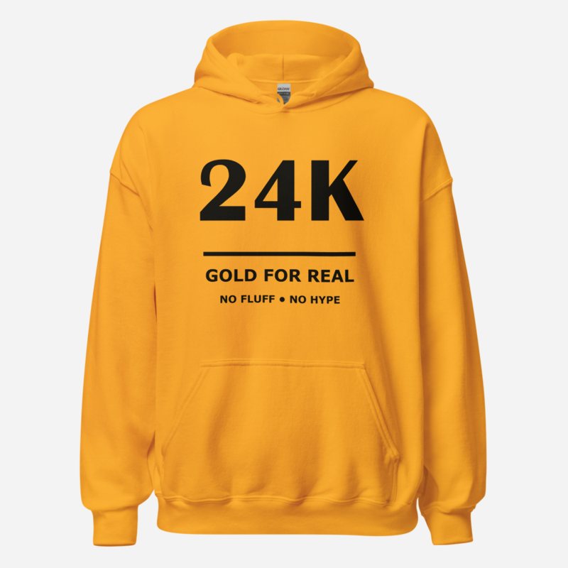 Gold For Real 24K Hoodie in Gold