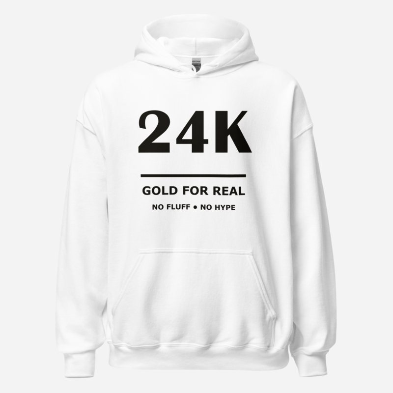 Gold For Real 24K Hoodie White