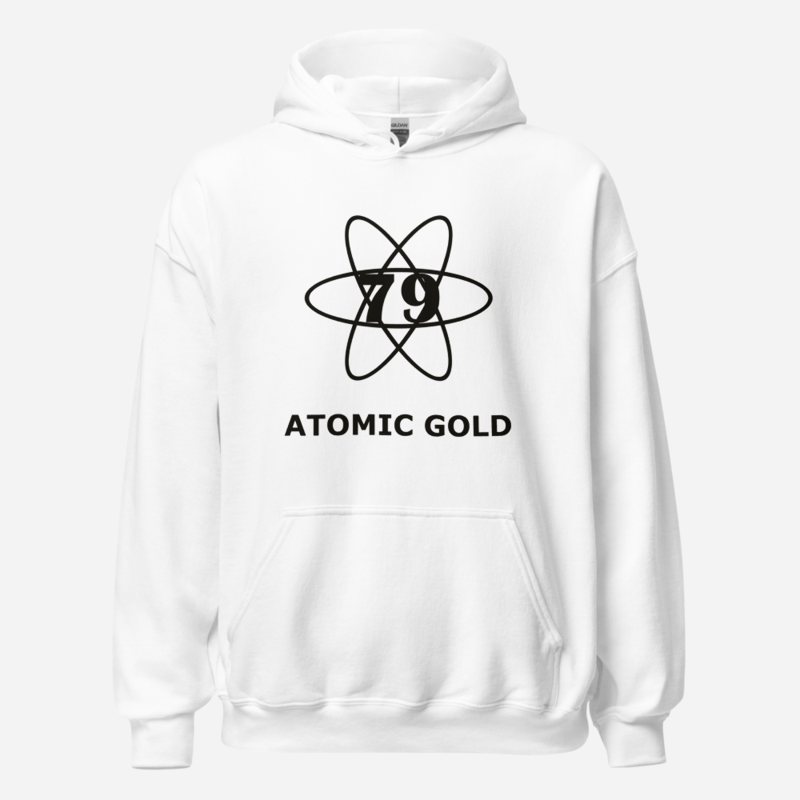 Gold For Real Atomic Gold 79 Hoodie in White