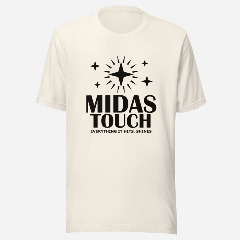 Gold For Real Midas Touch Tee in Vintage White