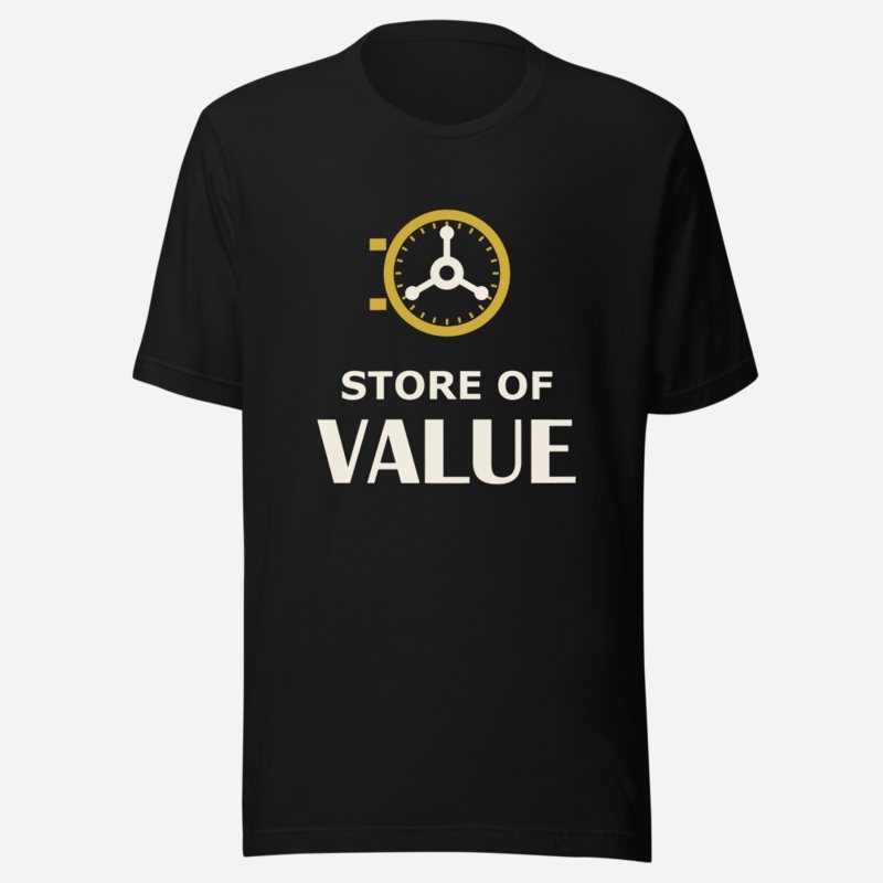 Gold For Real Store Of Value Tee