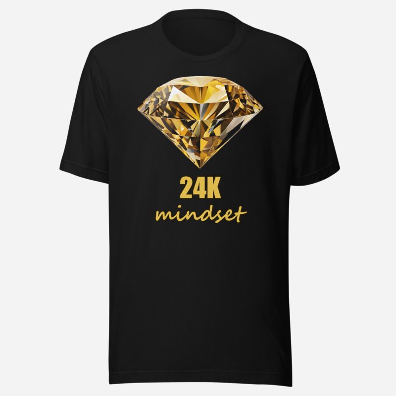 Gold For Real 24K Mindset Diamond Tee