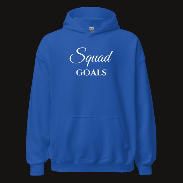 Custom Heavy Blend Hoodie in Royal: Matching crew hoodies