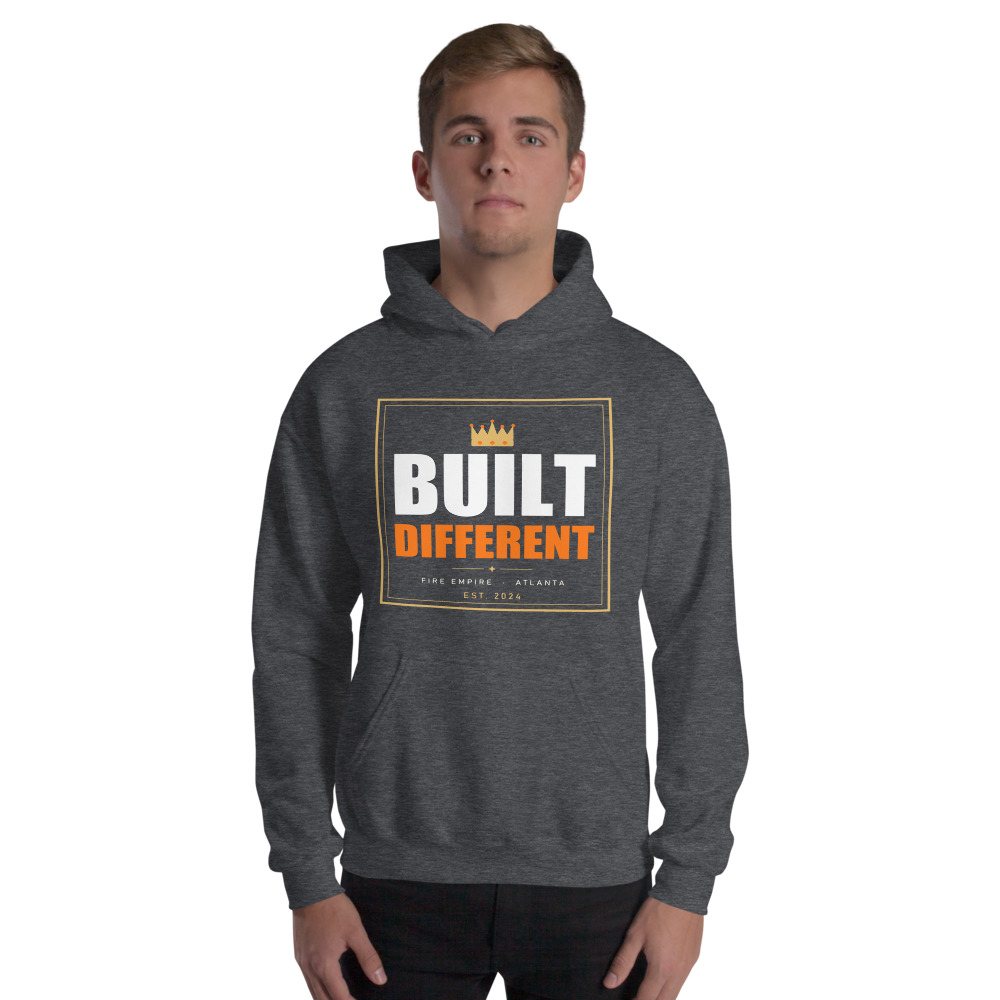 Fire Empire Built Different Lux Hoodie Front