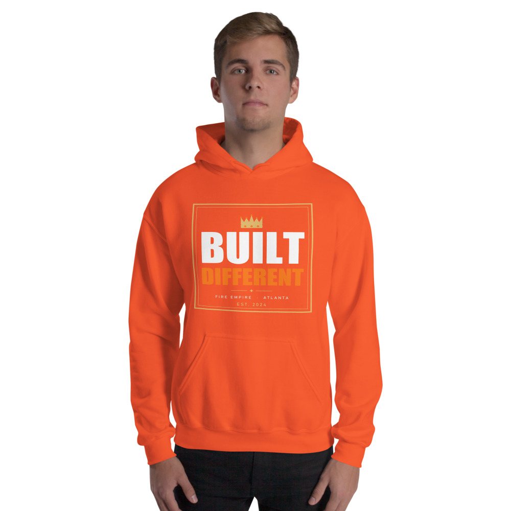 Fire Empire Built Different Lux Hoodie Front
