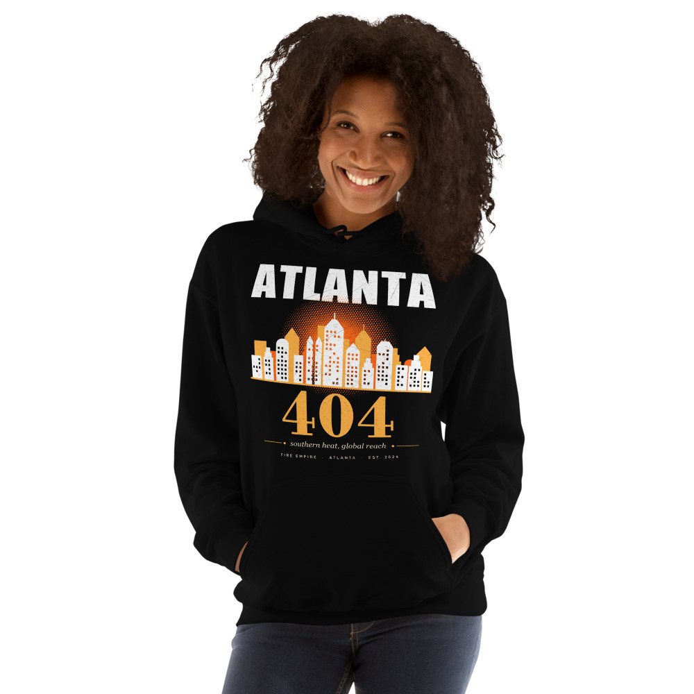 Fire Empire Atlanta 404 Skyline Empire Hoodie Front