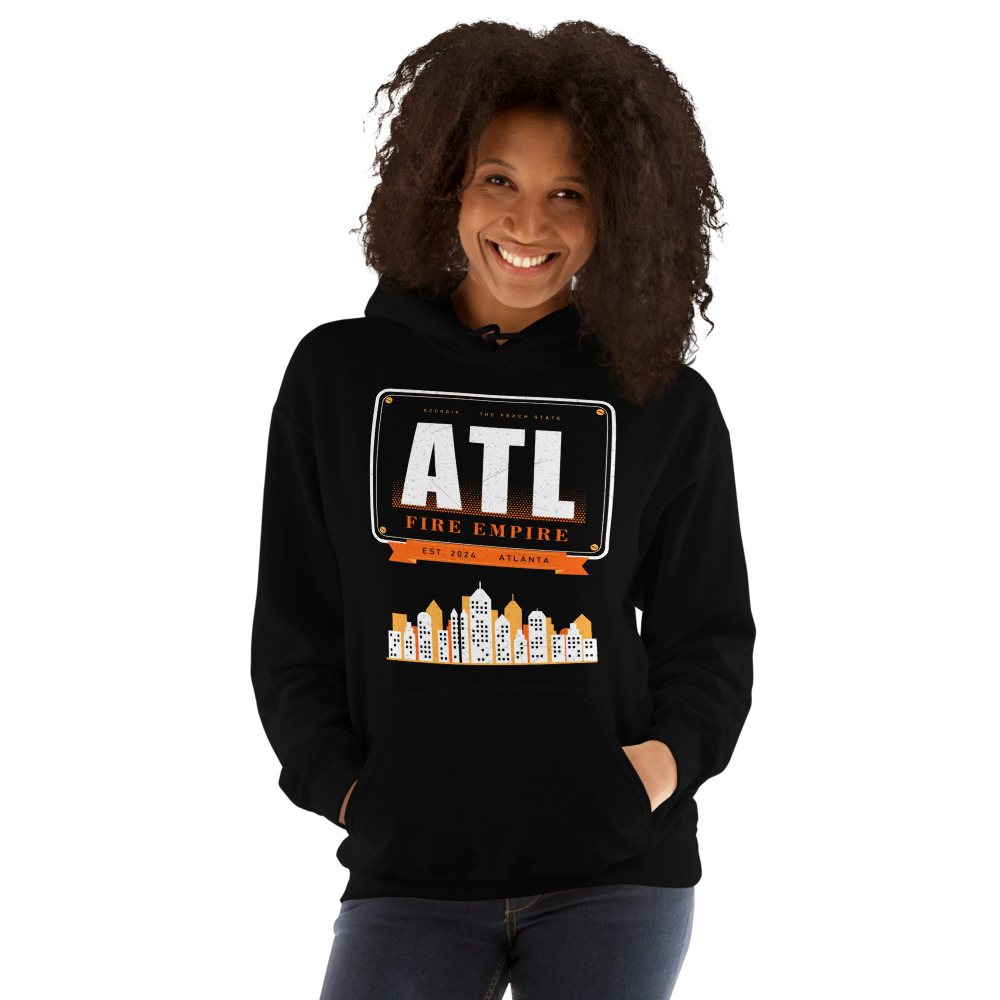 Fire Empire ATL Plate Empire Hoodie Front