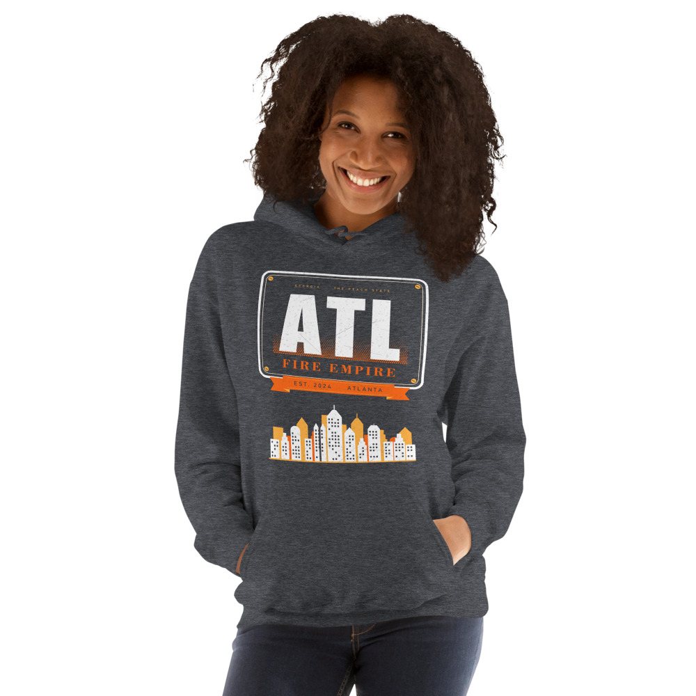 Fire Empire ATL Plate Empire Hoodie Front
