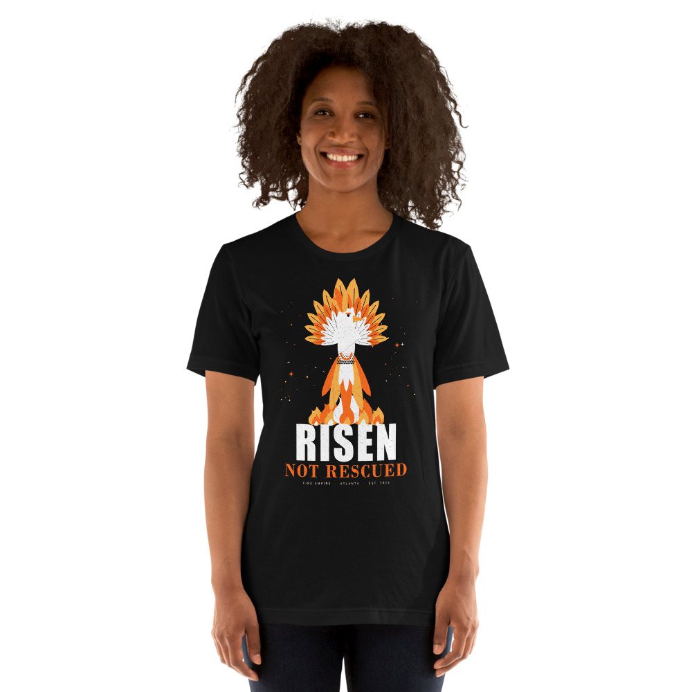 Fire Empire Risen Not Rescued Empire Tee Front