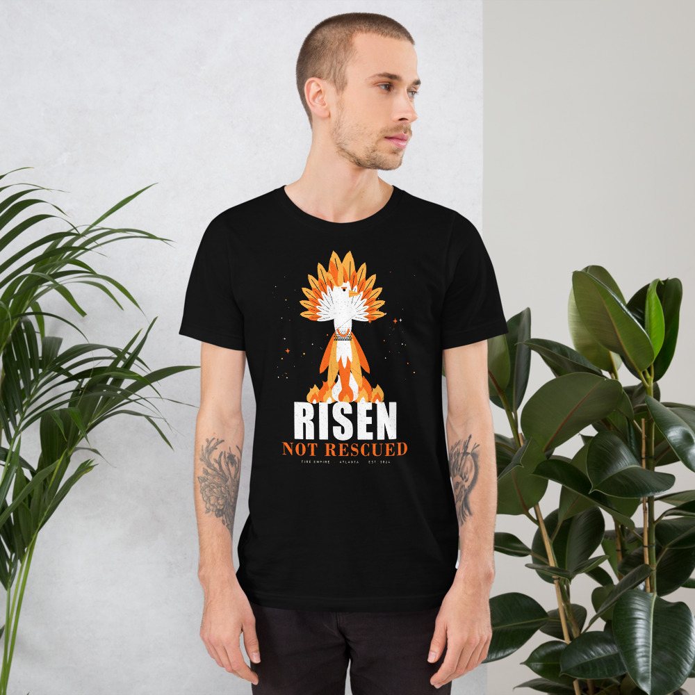 Fire Empire Risen Not Rescued Empire Tee Front