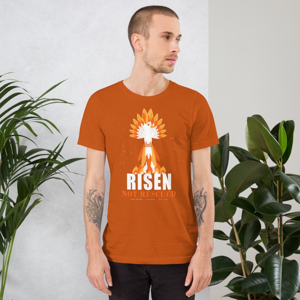 Fire Empire Risen Not Rescued Empire Tee Front