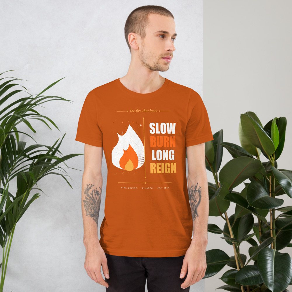 Fire Empire Slow Burn Long Reign Empire Tee Front
