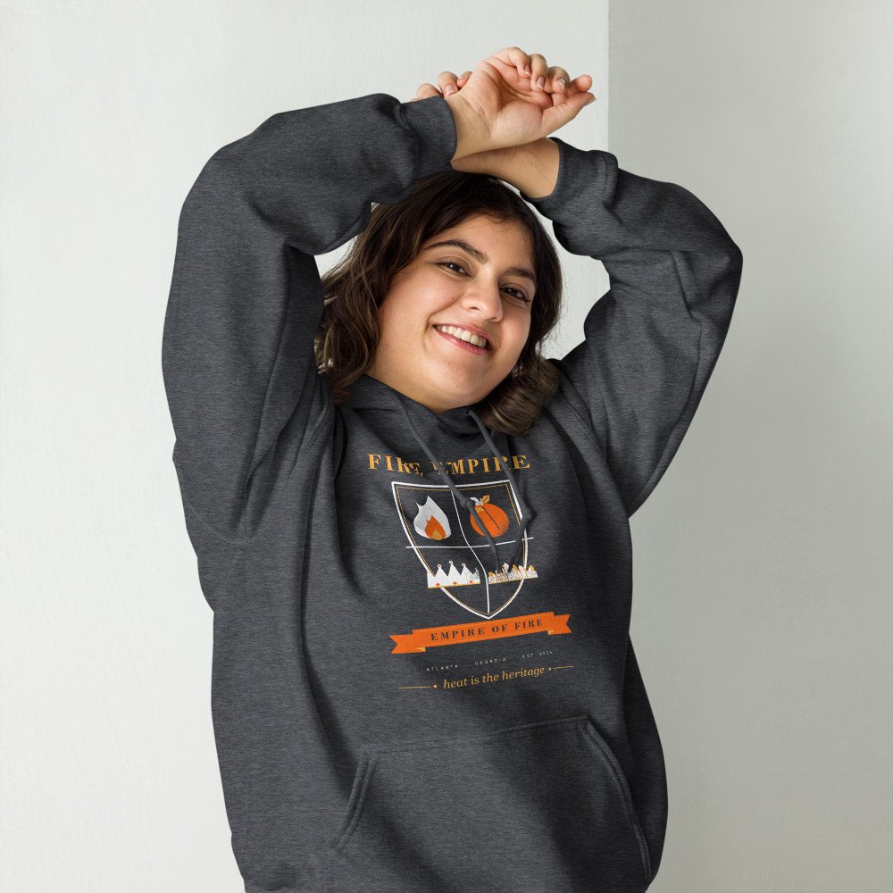 Fire Empire Empire Of Fire Shield Empire Hoodie Front