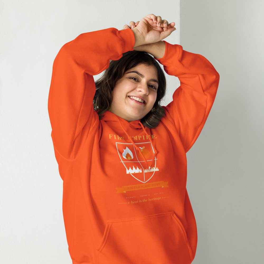 Fire Empire Empire Of Fire Shield Empire Hoodie Front
