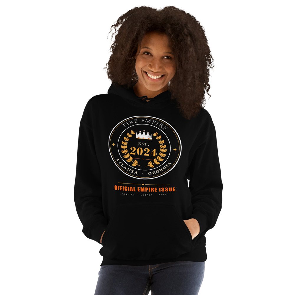 Fire Empire Laurel Seal 2024 Empire Hoodie Front