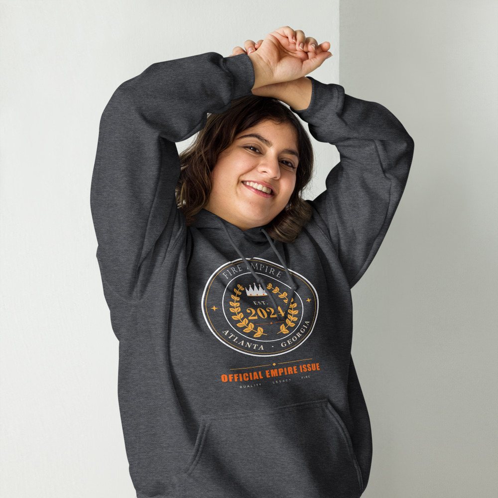 Fire Empire Laurel Seal 2024 Empire Hoodie Front