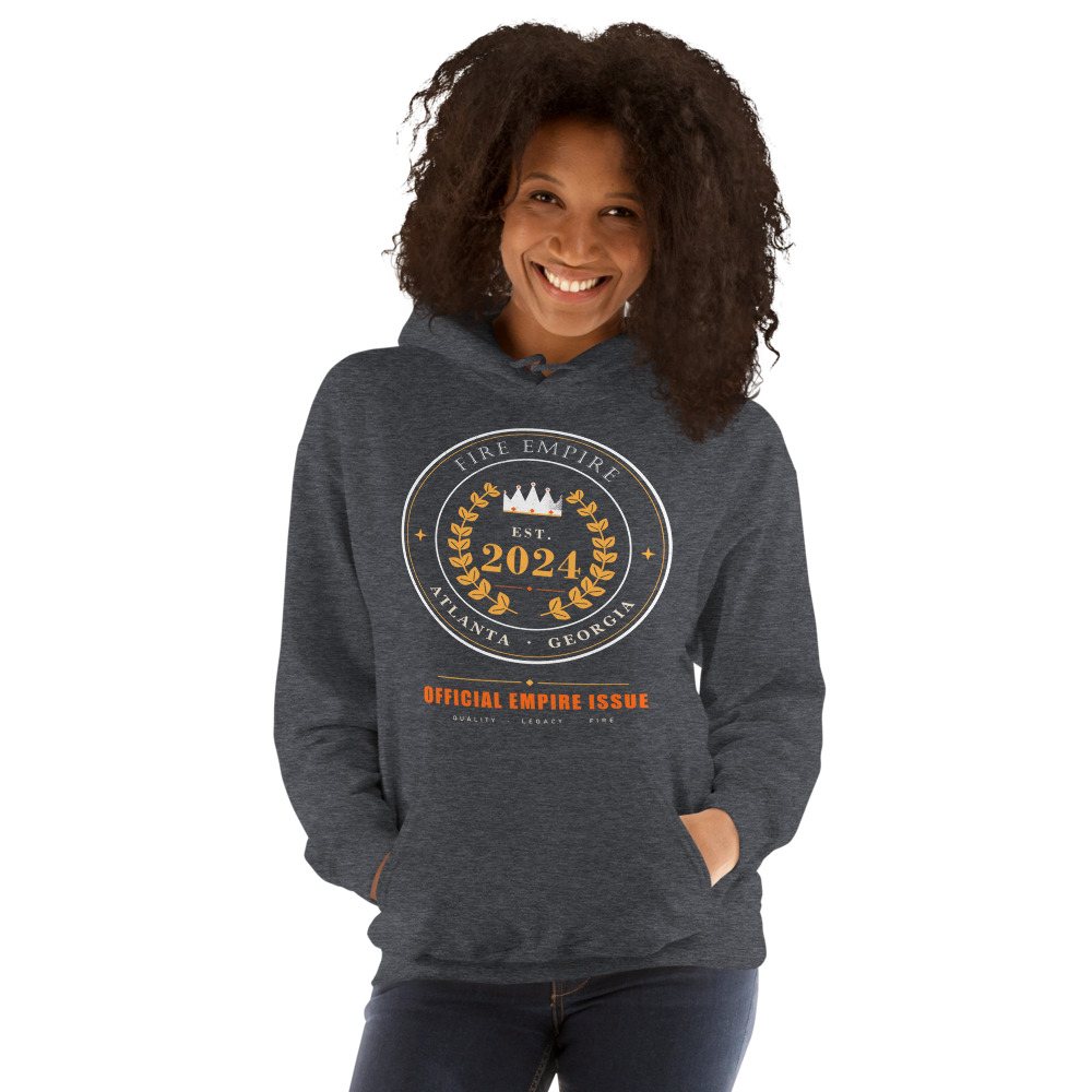 Fire Empire Laurel Seal 2024 Empire Hoodie Front
