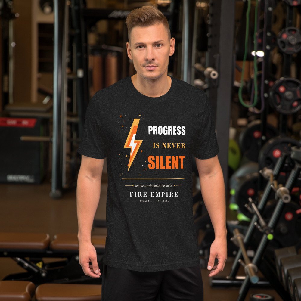 Fire Empire Progress Is Never Silent Empire Tee Front