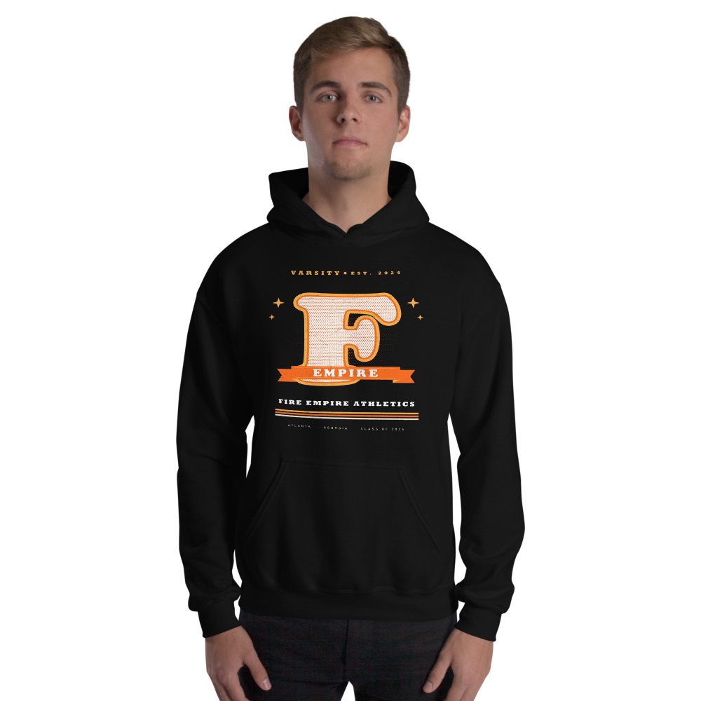 Fire Empire Varsity F Letterman Empire Hoodie